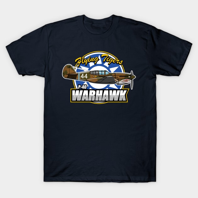 P-40 Warhawk T-Shirt by TCP